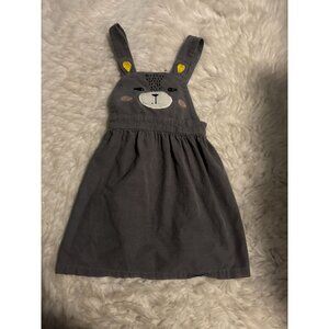 Blueberi Boulevard 4T Girls Corduroy Critter Jumper Dress